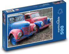 Old trucks Puzzle of 500 pieces - 46 x 30 cm 