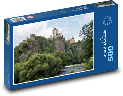 Vranov nad Dyjí - zámok - Puzzle 500 dielikov, rozmer 46x30 cm 