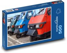 Piaggio Ape - tříkolka Puzzle 500 dílků - 46 x 30 cm