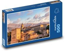 Spanien - Granada, Sonnenuntergang Puzzle 500 Teile - 46 x 30 cm
