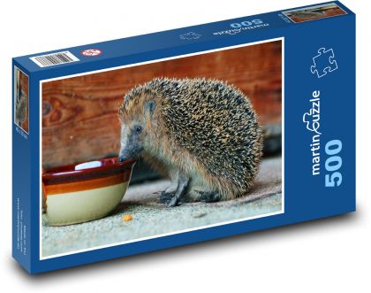 Zviera - ježko - Puzzle 500 dielikov, rozmer 46x30 cm 