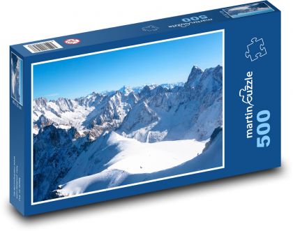 Berge - Mont Blanc - Puzzle - 500 Teile