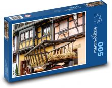 Francie - historické město Puzzle 500 dílků - 46 x 30 cm