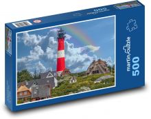 Maják, ostrov, pobřeží Puzzle 500 - 46x30 cm
