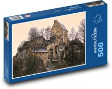 Hrad na vrcholu Puzzle 500 dílků - 46 x 30 cm