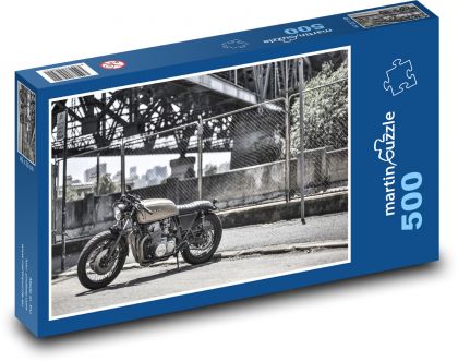 Motorka - café racer - Puzzle 500 dílků, rozměr 46x30 cm