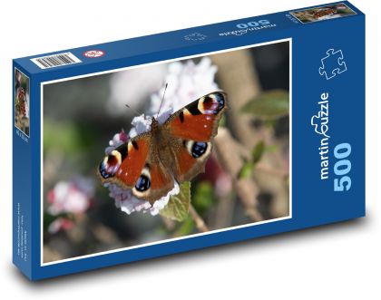 Butterfly - insect - Puzzle of 500 pieces, size 46x30 cm 