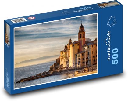 Morze, architektura - Puzzle 500 elementów, rozmiar 46x30 cm