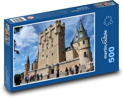 Španělsko - Segovia - Puzzle 500 dílků, rozměr 46x30 cm