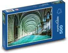 Lázně - architektura, voda Puzzle 500 dílků - 46 x 30 cm