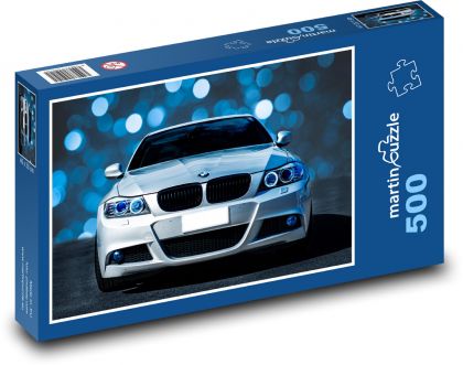 BMW řady 3 - auto, vozidlo - Puzzle 500 dílků, rozměr 46x30 cm