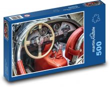 Luxury car - steering wheel, vehicle Puzzle of 500 pieces - 46 x 30 cm 