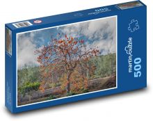 Khaki - ovoce, strom Puzzle 500 dílků - 46 x 30 cm