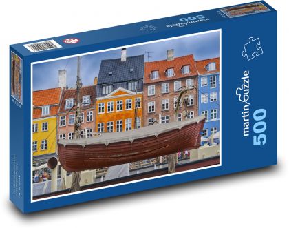 Loď - Kodaň, Dánsko - puzzle 500 dílků