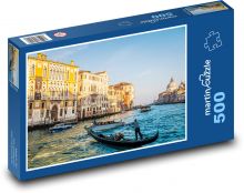 Italien - Venedig, Schiffe Puzzle 500 Teile - 46 x 30 cm