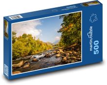 Rieka, voda, príroda Puzzle 500 dielikov - 46 x 30 cm