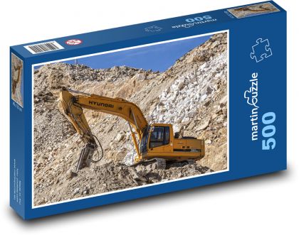 Arbeitsmaschine - Bagger - Puzzle - 500 Teile