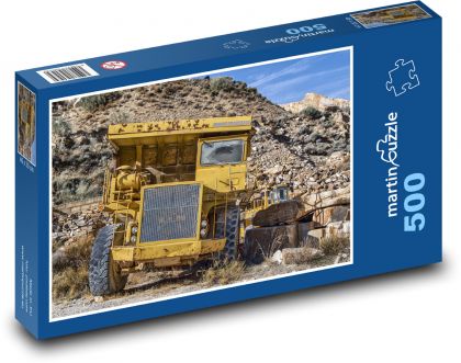 Nákladné vozidlo - lom - Puzzle 500 dielikov, rozmer 46x30 cm 