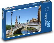 Spanien - Sevilla, Brücke Puzzle 500 Teile - 46 x 30 cm