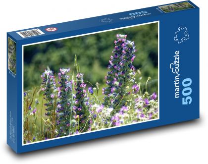 Wild Plant - snake head - Puzzle of 500 pieces, size 46x30 cm 