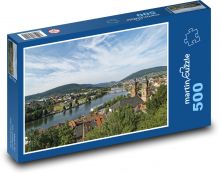 Bayern, Fluss, Stadt Puzzle 500 Teile - 46 x 30 cm