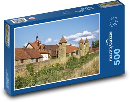 Německo - Bavorsko, opevnění - Puzzle 500 dílků, rozměr 46x30 cm