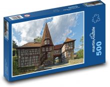 Německo - dům, zámek Puzzle 500 dílků - 46 x 30 cm