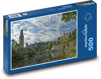 Česká Republika - Rožmberk nad Vltavou - Puzzle 500 dielikov, rozmer 46x30 cm 