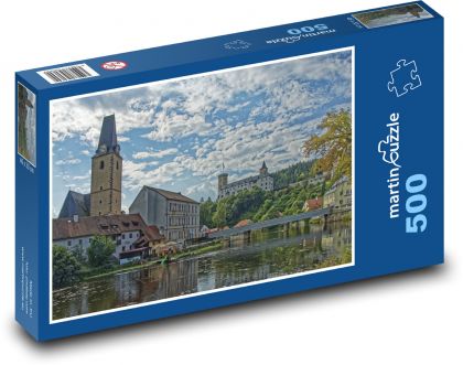 Rožmberk nad Vltavou - Czech Republic - Puzzle of 500 pieces, size 46x30 cm 