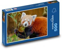 Animal - Panda Red Puzzle of 500 pieces - 46 x 30 cm