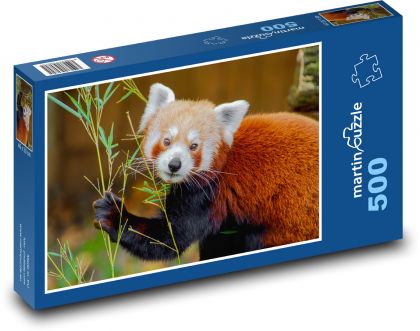 Zvíře - Panda Červená - Puzzle 500 dílků, rozměr 46x30 cm