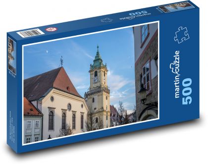 Ratusz - Bratysława, Słowacja - Puzzle 500 elementów, rozmiar 46x30 cm