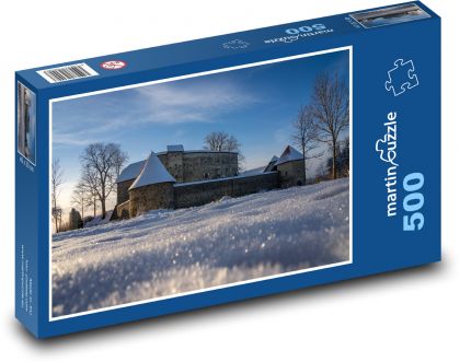 Zamek Piberstein - Austria, twierdza - Puzzle 500 elementów, rozmiar 46x30 cm
