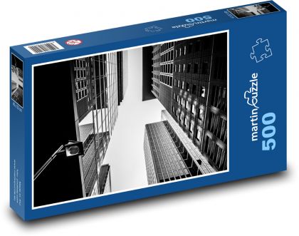 Frankfurt - Germany, skyscrapers - Puzzle of 500 pieces, size 46x30 cm 