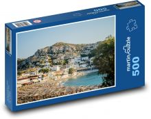 Pláž - Kréta, Řecko Puzzle 500 - 46x30 cm
