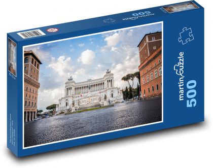 Koloseum - pomnik, Rzym - Puzzle 500 elementów, rozmiar 46x30 cm