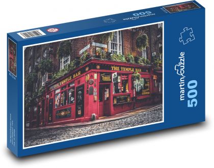 Kneipe - Dublin, Irland - Puzzle - 500 Teile