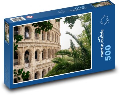 Koloseum - divadlo, Řím - Puzzle 500 dílků, rozměr 46x30 cm