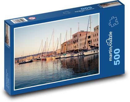 Hafen - Schiffe, Kreta - Puzzle - 500 Teile