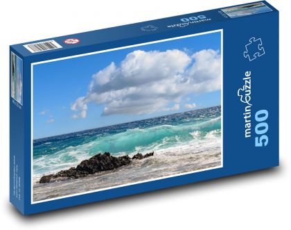 Wellen im Ozean - Meer, Strand - Puzzle - 500 Teile