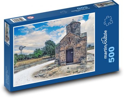 Středověký kostel - architektura, Kypr - puzzle 500 dílků