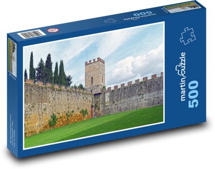 Pevnosť - veža, Taliansko - Puzzle 500 dielikov, rozmer 46x30 cm 