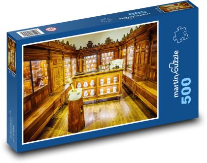 Muzeum nauki - farmacja, historia - Puzzle 500 elementów, rozmiar 46x30 cm