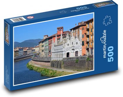 Church - architecture, building - Puzzle of 500 pieces, size 46x30 cm 