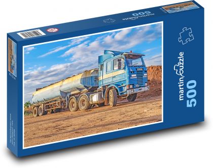 Cysterna - ciężarówka, transport - Puzzle 500 elementów, rozmiar 46x30 cm