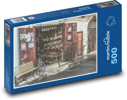 Cyprus -  Larnaca, shop - Puzzle of 500 pieces, size 46x30 cm 