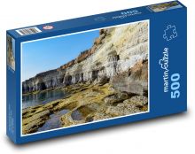 Formacje skalne - jaskinie, morze Puzzle 500 elementów - 46x30 cm