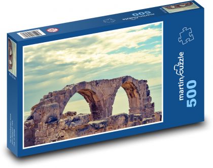 Starověký Kourion - Kypr, středozemí - puzzle 500 dílků