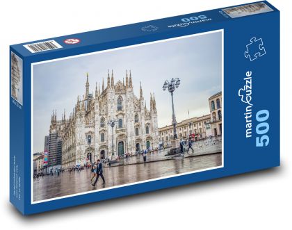 Piazza del Duomo - square, Italy - Puzzle of 500 pieces, size 46x30 cm 