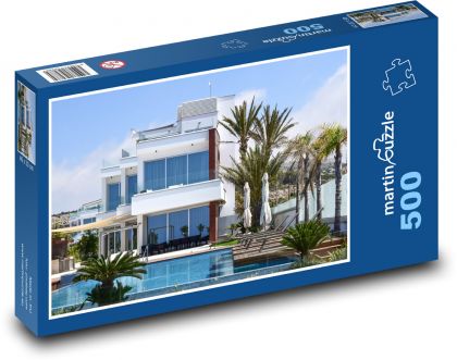 Villa - moderne Architektur, Wohnen - Puzzle - 500 Teile
